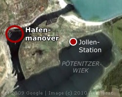 Segelschule Sch&ouml;tt in Travem&uuml;nde - Jollenstation in der P&ouml;tenitzer Wiek, Revier f&uuml;r die praktische Ausbildung f&uuml;r den Sportbootf&uuml;hrerschein Binnen unter Segel